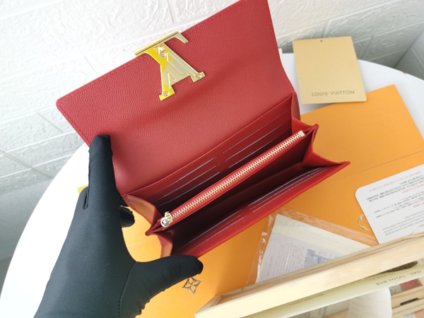 LVコピーウォレット素材ディテール